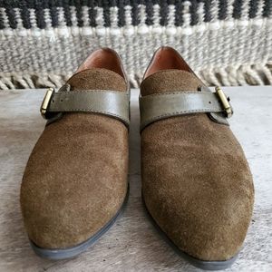 Via Spiga Leather/Suede Loafers